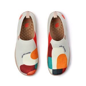 UIN Men's Walking Travel Shoes Canvas Comfort Sneaker (Hold That Color B)